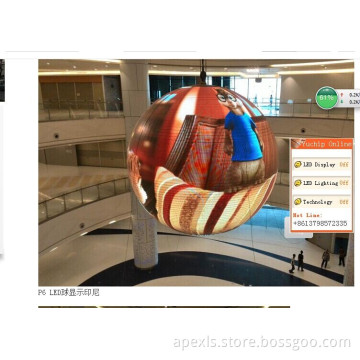1.8m P6 LED Ball screen